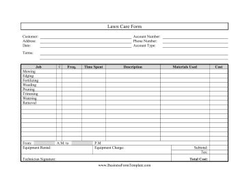 lawn mowing schedule template flyer template