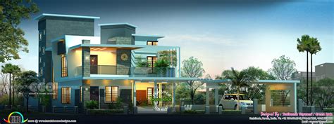 contemporary style  bedroom  sq ft contemporary home kerala home design  floor plans