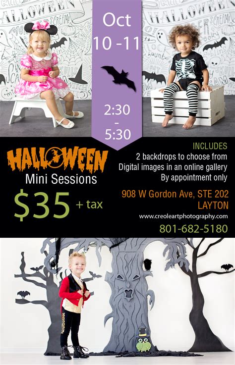 halloween mini sessions creoleart photography