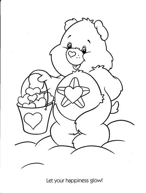 care bears coloring pages bing images heart coloring pages disney