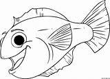 Fish Coloring Print Pages Aquarium Happy Printable Color Cartoon Kids Large Blank Desktop Right Background Set Click Save Draw sketch template