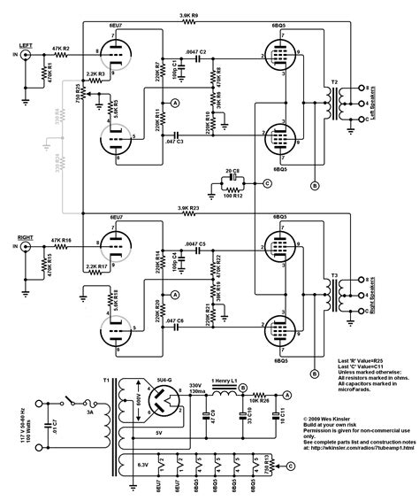 diagram bias tube amp circuit diagrams mydiagramonline
