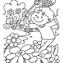 spring coloring pages  kindergarten  getdrawings