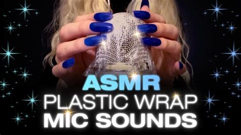 asmr plastic wrapover mic vaseline triggers intense sounds and tingles