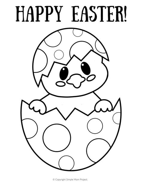 printable easter coloring page  svg file  cricut