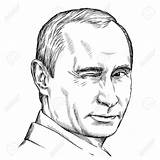 Putin Drawing Vladimir Sketch sketch template