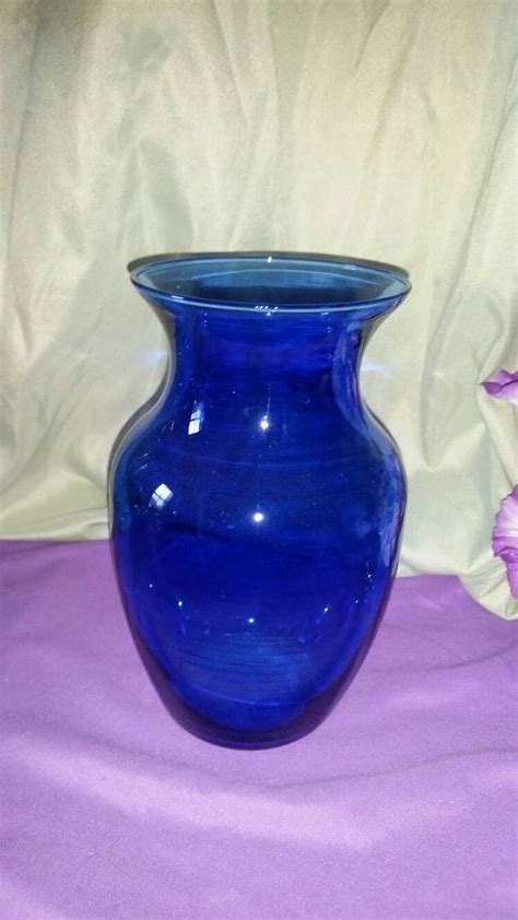 Blue By Aleksandra On Etsy Blue Glass Floral Decor Glass