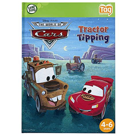 leapfrog tag activity story book disney cars tractor tipping big
