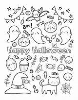 Halloween Coloring Happy Children Freepik Vector sketch template