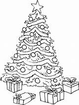 Tree Coloring Pages Big Christmas Giant Getcolorings Print Color sketch template