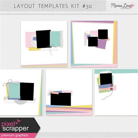layout templates kit   marisa lerin graphics kit pixel scrapper