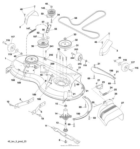 husqvarna yth    xls    parts diagram  mower deck