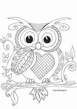 Owl Coloring Pages Adults Printable Adult Owls Colouring Kids Color Books Print Mandalas Getdrawings Getcolorings Colorear Para sketch template