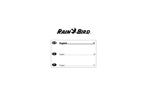 rain bird esp  manual