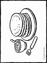 Teller Malvorlage Schale Zucker Pfannkuchen sketch template