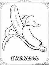 Banana Leaf Drawing Coloring Getdrawings sketch template