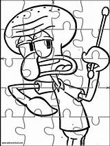 Spongebob Activities Cut Websincloud Coloring Pages Puzzles sketch template