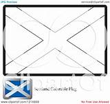 Scotland Clipart Flag Coloring Sample Illustration Royalty Vector Lal Perera sketch template