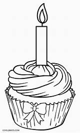 Coloring Cupcake Birthday Pages Template Drawing Happy Muffin Printable Cute Print Kids Cupcakes Colouring Color Blueberry Drawings Cool2bkids Getdrawings Food sketch template