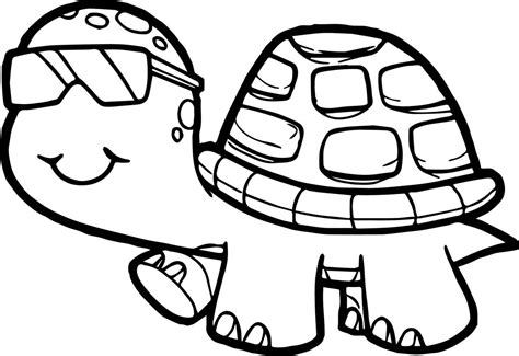 turtle cartoon coloring