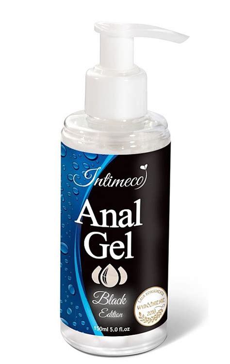 Intimeco Anal Gel Black Edition Moisturizing Lubricant Anal Gel