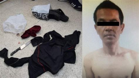 update naked knife wielding man who hid under thai woman s bed revealed to be neighbor