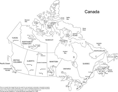 canada  provinces printable blank maps royalty  canadian states