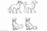 Coloring Pages Realistic Dog Cat Mauston Wip Girl Kids Printable Cats Dogs sketch template