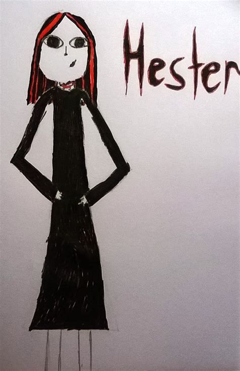 hester   school  good  evil drawing  shadow girl