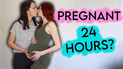 24 Hours Being Pregnant Lesbian Couple Youtube