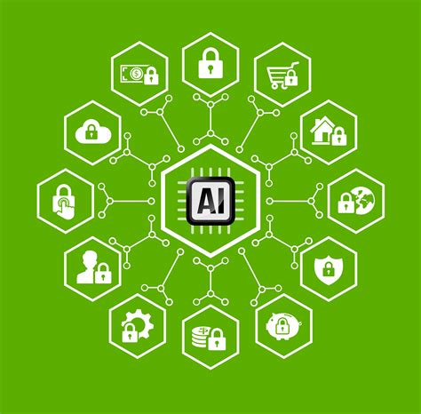 ai artificial intelligence technology  protection  security icon  design element