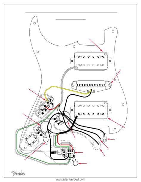 wiring diagram black fender standard stratocaster hsh standard stratocaster hsh service