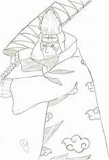 Kisame Coloring Pages Template sketch template
