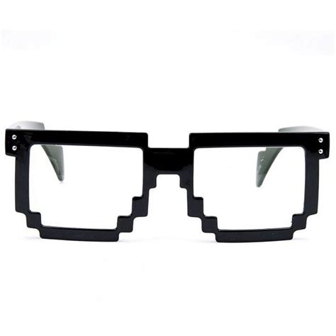 Pixel Sunglasses 8 Bit Geek Nerd Pixelated Eye Glasses Fashion Accessory