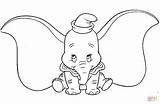 Dumbo Colorear Dombo Kleurplaat Olifant Tekenen Timothy Zeichnen Drukuj sketch template