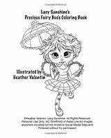 Lacy Fairies sketch template