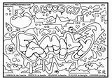 Coloring Pages Names Bubble Letters Getcolorings Print Color Printable sketch template