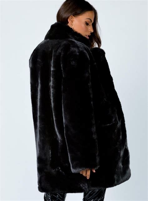 dont   faux fur black faux fur coat winter faux fur coat faux fur