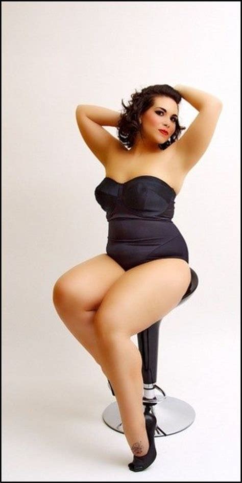 pin up girl plus size curves voluptuous beauty boost fashion style outfit inspiration
