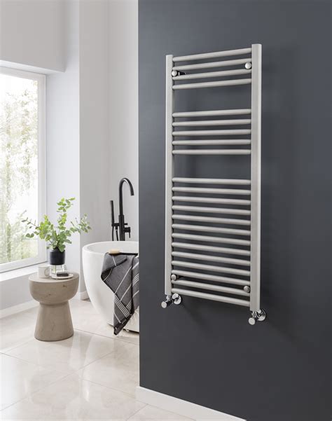 introducing   vogue focus colours wall mounted heated towel rail offering contemporary