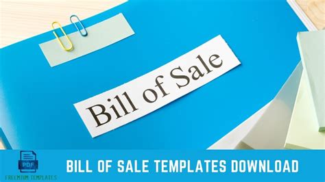 bill  sale template editable  word  excel