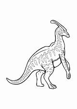 Parasaurolophus Ausmalbild Flugsaurier Malvorlage Kleurplaten Raptor Educol Große sketch template