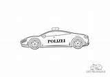 Polizeiauto Rennwagen Polizei Malvorlagen sketch template