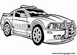 Charger Coloring Police Pages Dodge Car Hot Printable Print Color sketch template