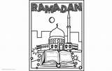 Ramadan Coloring Pages Muslim Printable Kids Adults sketch template
