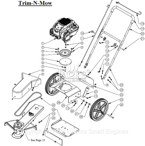 swisher ste tsc serial   parts diagram  trim  mow assembly