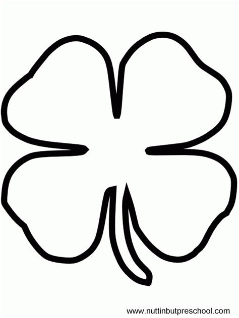 coloring pages  shamrocks coloring home
