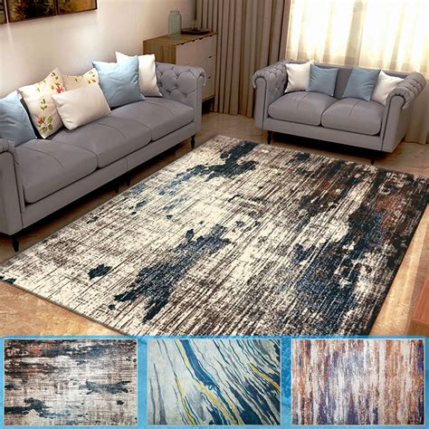 lelinta abstract area rug geometric modern area rug neutral color