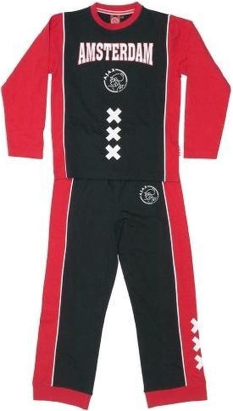 ajax pyjama rood zwart amsterdam maat  bolcom