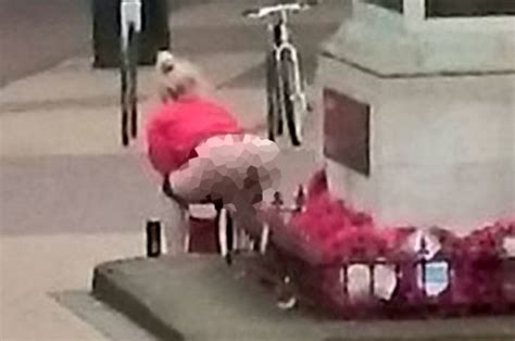 woman ‘urinated on war memorial for second time while on bail for first offence daily star